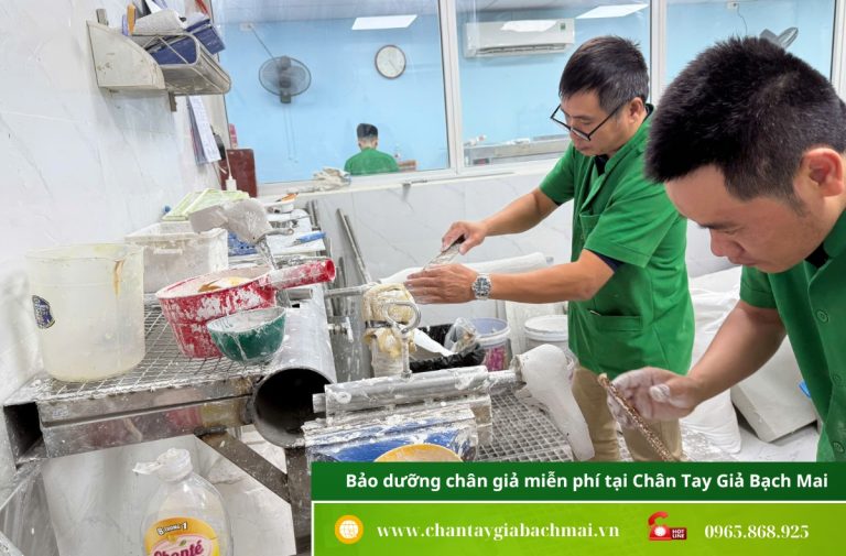 Bảo dưỡng chân giả miễn phí tại Chân Tay Giả Bạch Mai